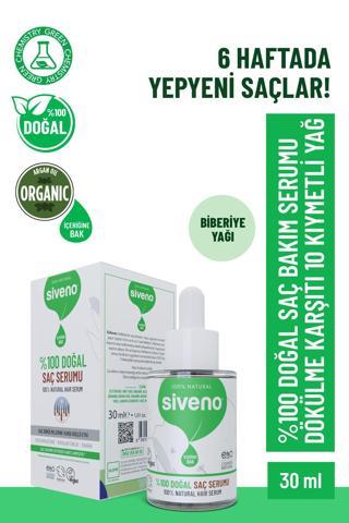 Siveno %100 Doğal Saç Bakım Serumu Dökülme Önleyici Onarıcı 10 Mucizevi Yağ 30 ml