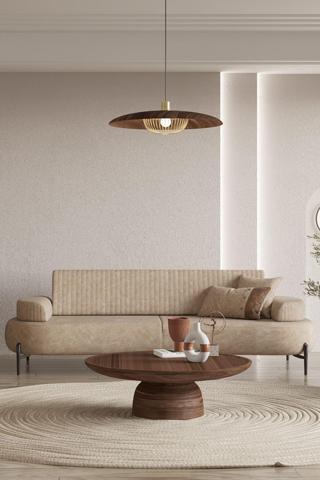Modalife Cross Üçlü Kanepe Yataklı - Krem
