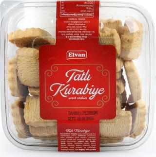 Elvan Tahinli Petibör Tatlı Kurabiye 400 Gr. (1 Paket)