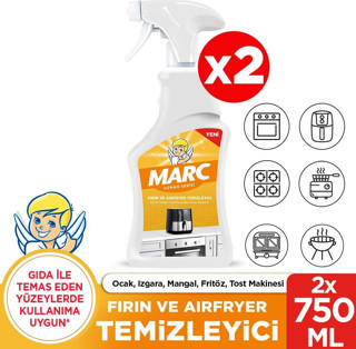 Marc Airfryer ve Fırın Temizleyici 2x750 ml
