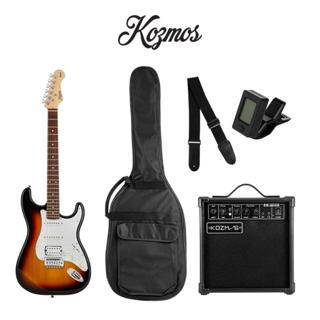 Kozmos KGP-STG10HSS-3TS Sunburst Elektro Gitar + 10W Amfi Başlangıç Paketi