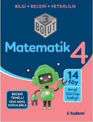4.Sınıf Matematik 3 Boyut - Kolektif  - Tudem Yayınları - Ders Kitapları