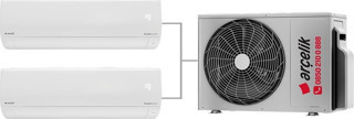 Arçelik Multi Sistem Duvar Tipi 2+1 İnverter 18+18 24000Btu Klima Zm24104-1818