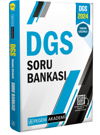 2024 DGS Tamamı Çözümlü Soru Bankası - Pegem Akademi Yayıncılık