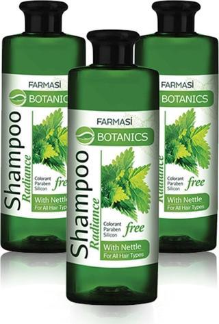 Farmasi Botanics Isırgan Özlü Parlaklık Veren Şampuan-500Ml 3 Adet