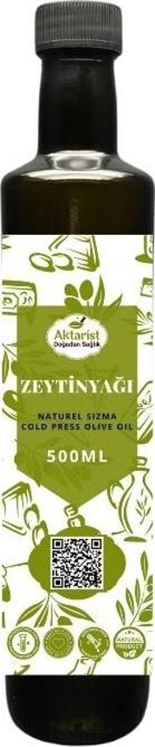 Aktarist Zeytin Yağı 500ml Cam Şişe (sızma)