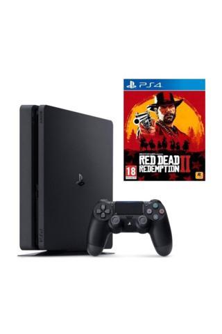 Sony PS4 Slim 500 GB Oyun Konsolu + PS4 Red Dead Redemption 2