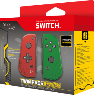 Steel Play Nintendo Switch JoyCon Twin Pads Controller Kırmızı Yeşil