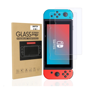 Class Nintendo Switch Temperli 2'Li Ekran Koruyucu Tempered Glass 9H