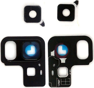 Samsung Galaxy A530 A8 2018 Uyumlu Çerçeveli Kamera Camı - Siyah