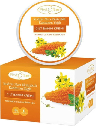 Phytoflora Kudret Narı Ekstraktlı Ve Kantaron Yağlı Cilt Bakım Kremi 100 Ml