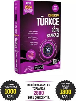 2024 Ezberbozan KPSS Genel Yetenek Genel Kültür Türkçe Soru Bankası - Pegem Akademi Yayıncılık