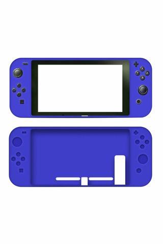 Gizala Nintendo Switch Silikon Kılıf Tam Kaplama Mavi
