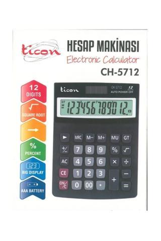 Ticon Dijital 12 Rakam Ch-5712 Hesap Makinesi