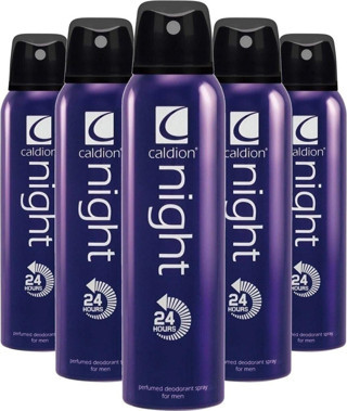 Caldion Night 150 Ml Erkek Deodorant X 5 Adet