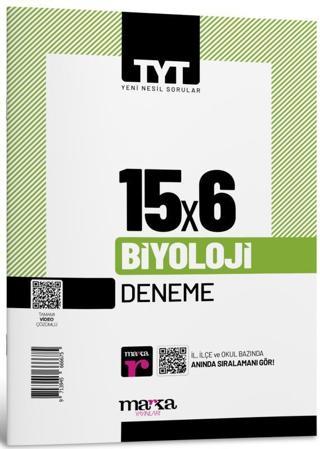 TYT Biyoloji 15x6 Deneme - Kolektif  - Marka Yayınları