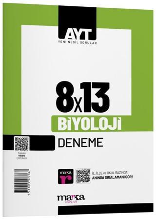 AYT Biyoloji 8x13 Deneme - Kolektif  - Marka Yayınları