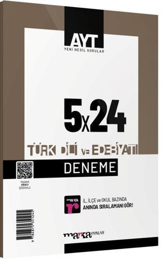 AYT Türk Dili ve Edebiyatı 5x24 Deneme - Kolektif  - Marka Yayınları