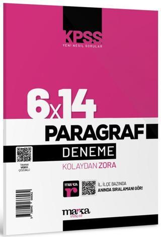 KPSS Paragraf 6x14 Deneme - Kolektif  - Marka Yayınları