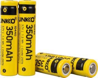 Sunkko 3.7 Volt 350 Mah 10440 Şarj Edilebilir Pil 2 Adet Lityum İon Şarjlı Pil 10x44mm