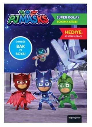 Pjmasks - Süper Kolay Boyama Kitabı - Kolektif  - Doğan ve Egmont Yayıncılık