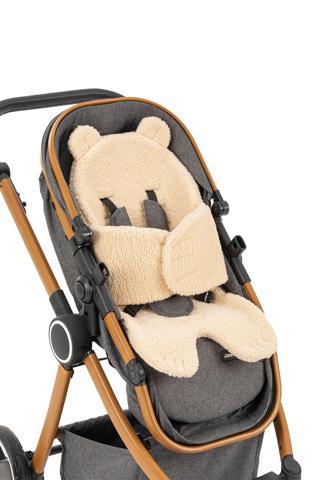 Wellgro Teddy Bear Çok Fonksiyonlu Peluş Ped, Bebek Arabası Minderi