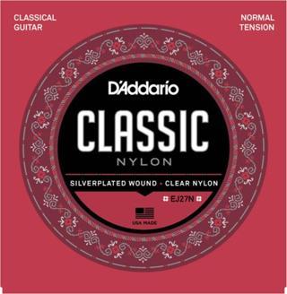 Daddario Ej27N Klasik Gitar Tel Seti (4/4), Sılverplated Wound, C D'Addarıo. Ej27N Student Nylon, No