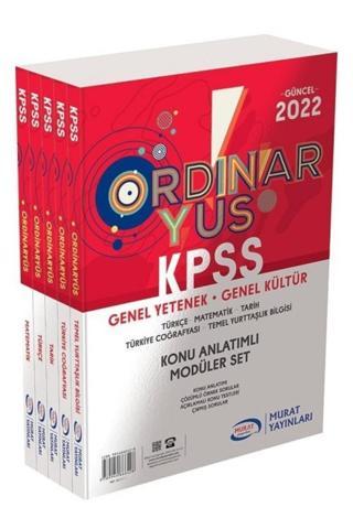 Kpss Genel Kültür Genel Yetenek Ordinaryüs Konu Anlatımlı Modüler Set (5 Kitap) - Murat Yayınları - Murat Yayınları
