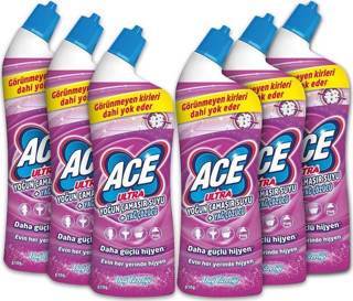 ACE Ultra Power Jel Kıvamlı Çamaşır Suyu Dağ Tazeliği 810G X 6 Adet
