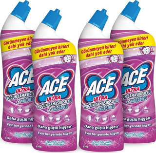 ACE Ultra Yoğun Kıvamlı Çamaşır Suyu Dağ Tazeliği 810 Gram X 4 Adet