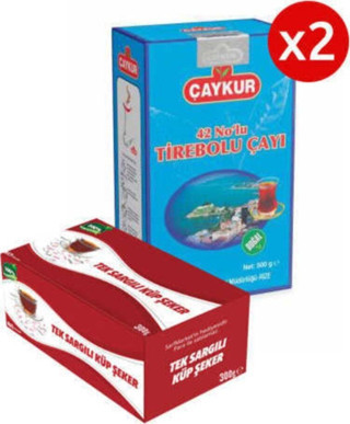 Çaykur 2 Adet Çaykur 42 Nolu Tirebolu Dökme Çayı 500 gr + Şeker Hediyeli