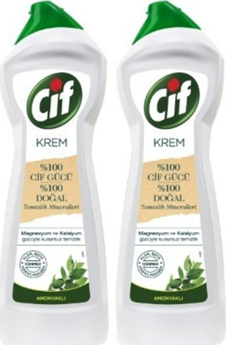 Cif Amonyaklı Krem Temizleyici 500 Ml 3 Adet