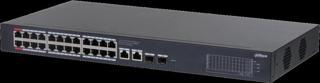 Dahua Cs4228-24gt-375 28port, Gigabit, 24 Port Poe, 375w, +2 Port Uplink, +2 Port Sfp Gigabit Combo,