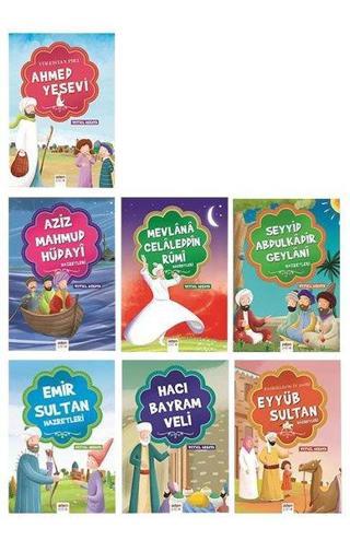Çocuklar İçin İslam Büyükleri Seti - 7 Kitap Takım - Veysel Akkaya - Aden Yayınevi
