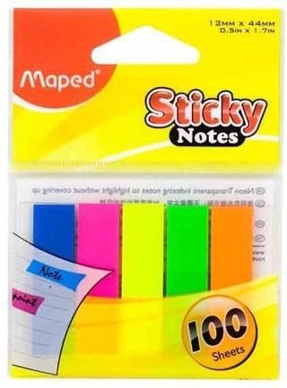 Sticky Notes 12x44 mm Ayıraç 100 Etiket