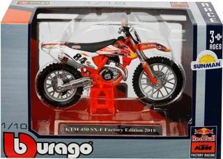 51070 SUN-BUR-1:18 Motor Red Bull KTM 450 2 Asorti - Sunman