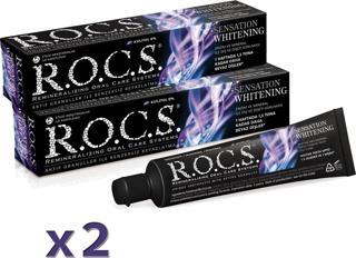 Rocs SENSATION WHITENING EKSTRA BEYAZLATICI DİŞ MACUNU 74GR X 2 ADET