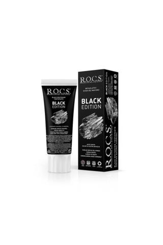 R.O.C.S. Black Edition Kömür Özleri Ile Beyazlatıcı Diş Macunu - 74 gr
