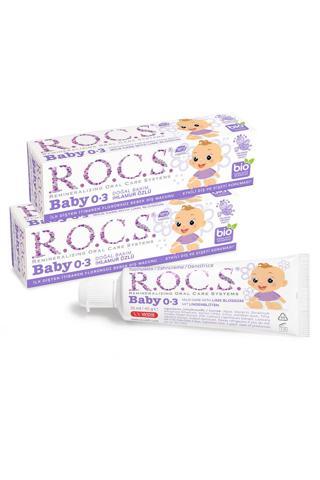 R.O.C.S. Baby 0-3 Yaş Diş Macunu Ihlamur Özlü 45G x 2 Adet