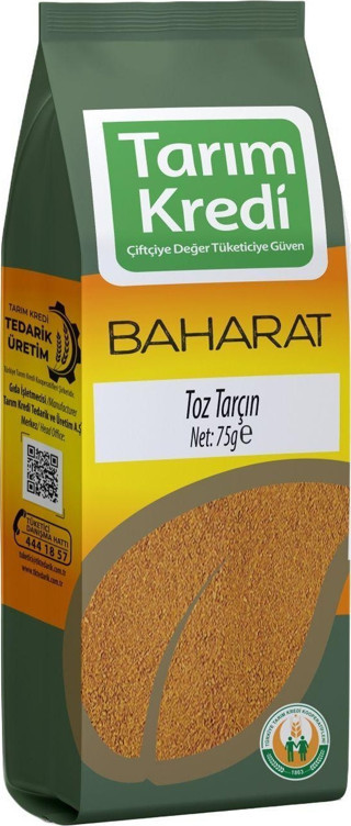 Türkiye Tarım Kredi Kooperatifleri Toz Tarçın 75Gr