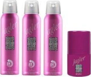 Jagler Deodorant For Women 150Ml X 3 Adet Roll-On Kadın 50Ml
