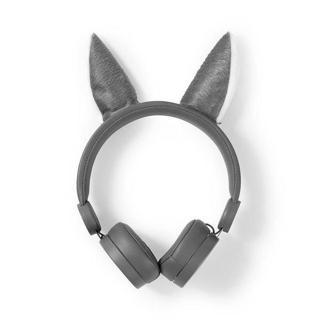 Nedis HPWD4000GY Kablolu Kulaküstü Kulaklık Gri