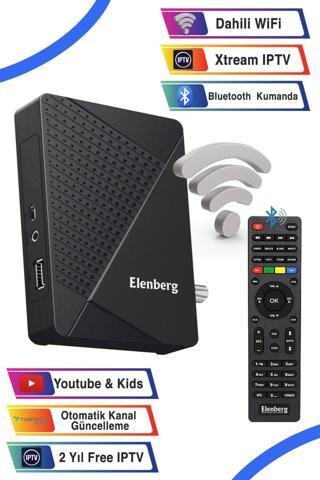 Elenberg Çanaklı Çanaksız Dahili Wi-Fi İnternet Tv Destekli Full HD Uydu Alıcı Bluetooth Kumandalı
