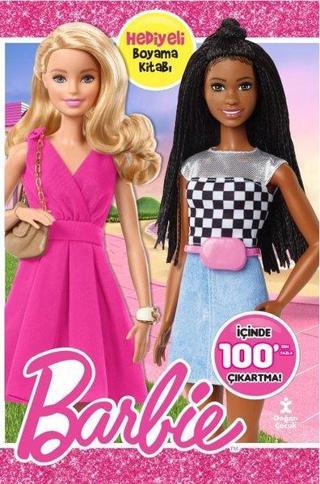 Barbie - İçinde 100'den Fazla Çıkartma! Hediyeli Boyama Kitabı - Kolektif  - Doğan Çocuk