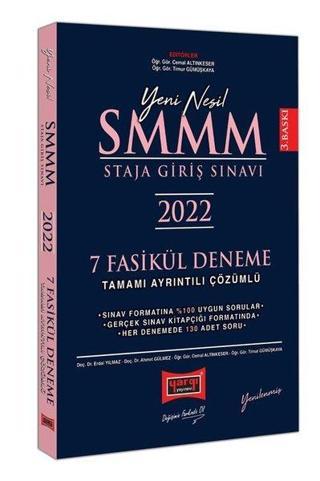 2022 SMMM Staja Giriş Sınavı Tamamı Ayrıntılı Çözümlü 7 Fasikül Deneme - Ahmet Gülmez - Yargı Yayınları