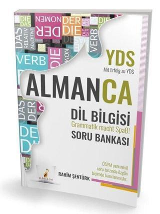 YDS Almanca Dil Bilgisi Soru Bankası - Rahim Şentürk - Pelikan Yayınları