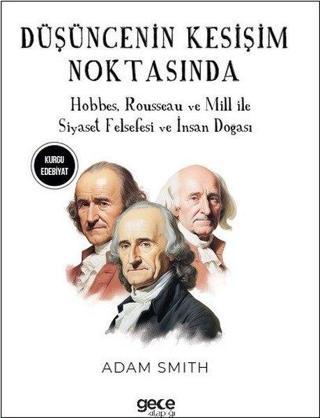 Düşüncenin Kesişim Noktasında - Hobbes Rousseau ve Mill İle Siyaset Felsefesi ve İnsan Doğası - Adam Smith - Gece Kitaplığı