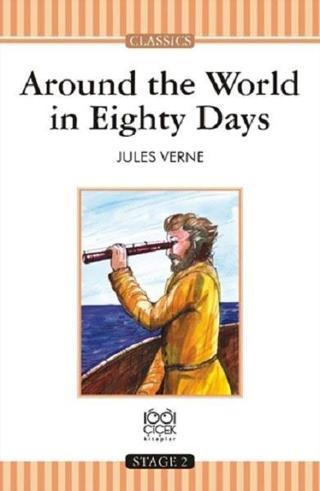 Around the World in Eighty Days-Stage 2 Books - Jules Verne - 1001 Çiçek