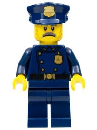 LEGO Minifigür Police Officer Moustache (1940s Era) +5 Yaş (1 Parça)