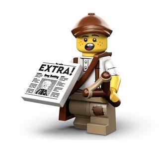 LEGO 71037 Minifigure Series 24 - 12 Newspaper Kid +6 Yaş (1 Parça)